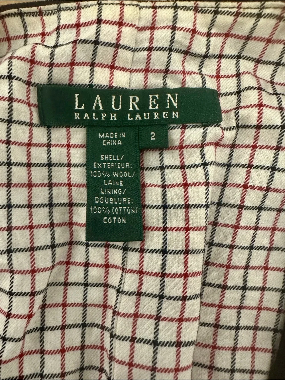 Vintage Y2K Ralph Lauren Black Wool Riding Vest